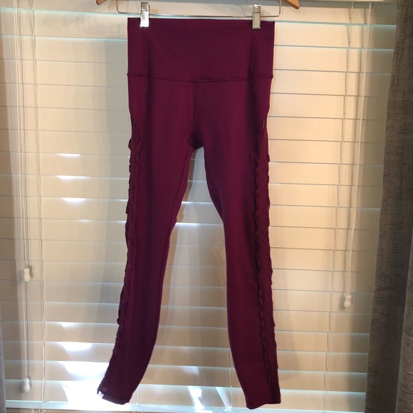 Lululemon Purple Grape High Times Rhythm Pants - Picture 4 of 7
